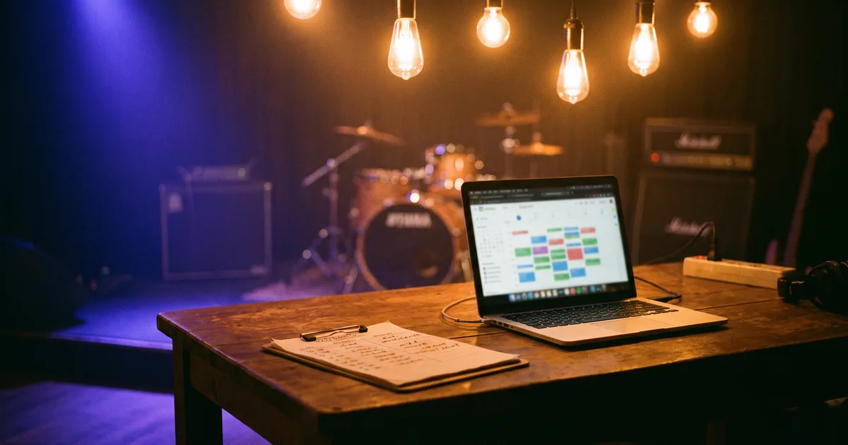 Band Rehearsal Scheduling Software: How to Stop the Weekly 'When Works?' Thread