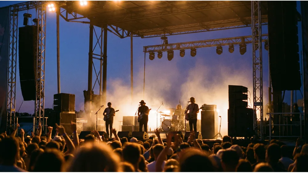 How to Get Your Band Booked at Music Festivals in 2025 — illustration