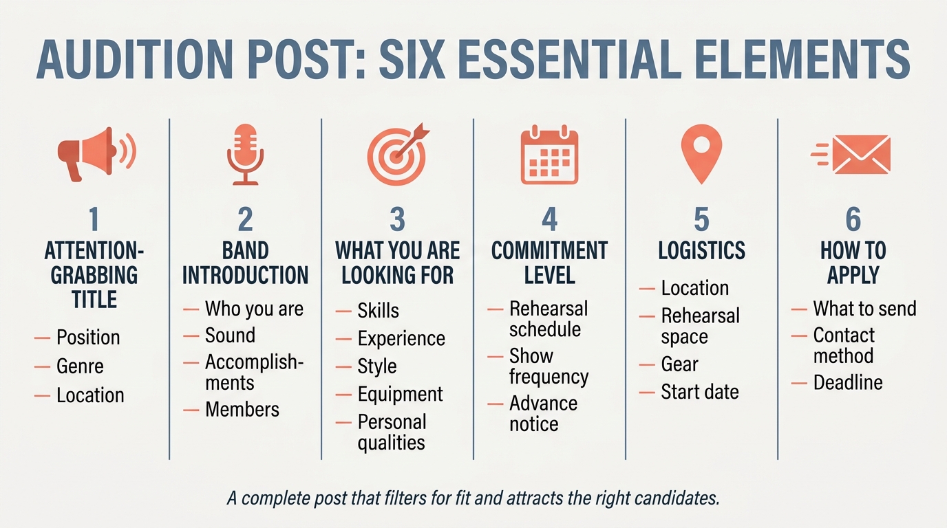Audition Post Template